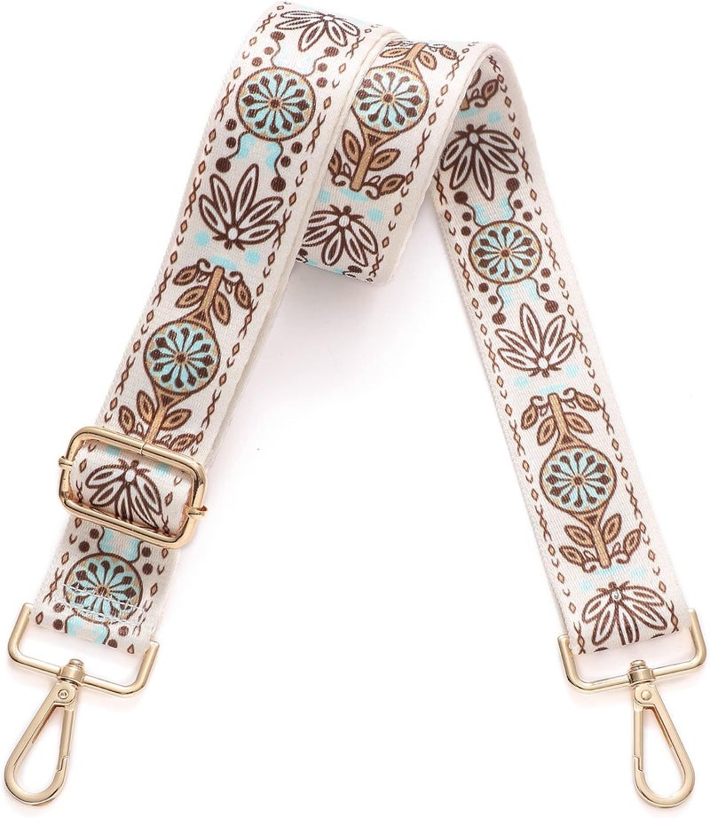 S-Jacorry Purse Strap Replacement Crossbody Wide Shoulder Strap Adjustable Canvas Straps Handbag Strap Replacement Belts - Image 1